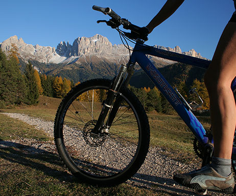 Mountainbiking in den Dolomiten