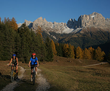 Mountainbiking in den Dolomiten