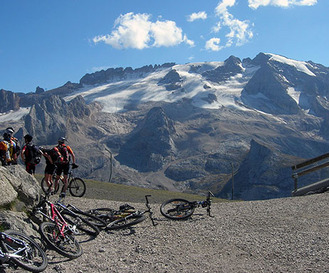 Mountainbiking in den Dolomiten
