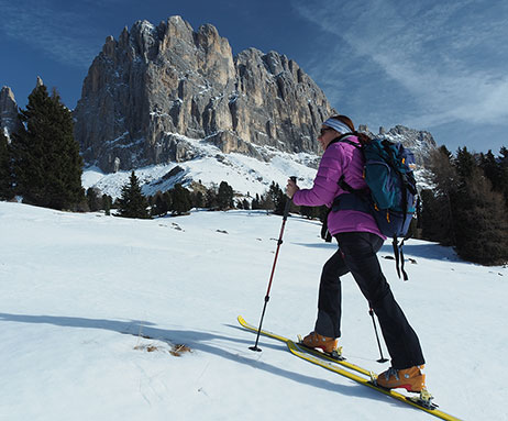 Skitour in den Dolomiten