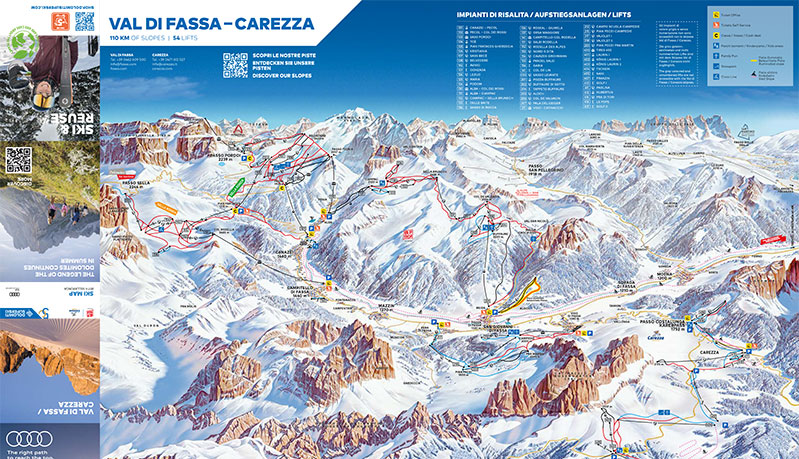 Skimap Val di Fassa